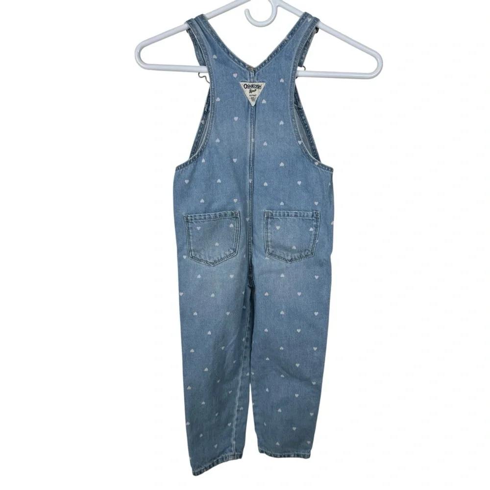 OSHKOSH Toddler Heart Overalls, Size 4T